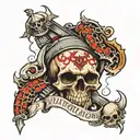 death before dishonor tattoo design idea