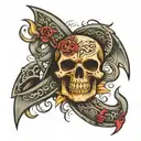 death before dishonor tattoo design idea