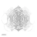 labyrinth path tattoo design idea
