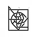 labyrinth tattoo design idea