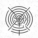 labyrinth tattoo design idea