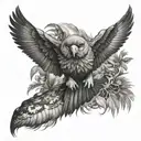 nativer american thigh tattoo tattoo design idea