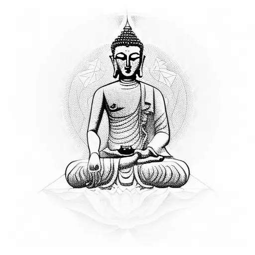 Buddha tattoo design idea