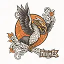 hermes costillo tattoo design idea