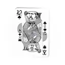 Playing cards featuring Wyatt Earp and Doc Holliday tattoo design idea