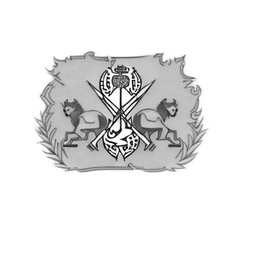 the emblem of the islamic state of iraq tattoo design idea