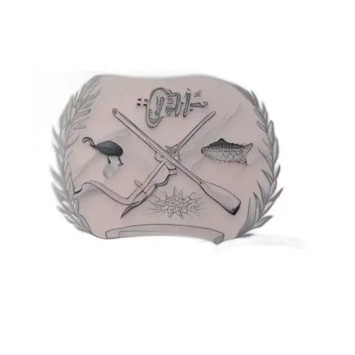 realistic logo tattoo design idea