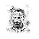 the walking dead rick grimes tattoo design idea