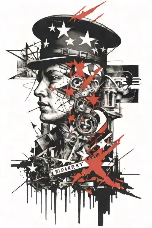 Liberty, Equality, and Fraternity tattoo design idea