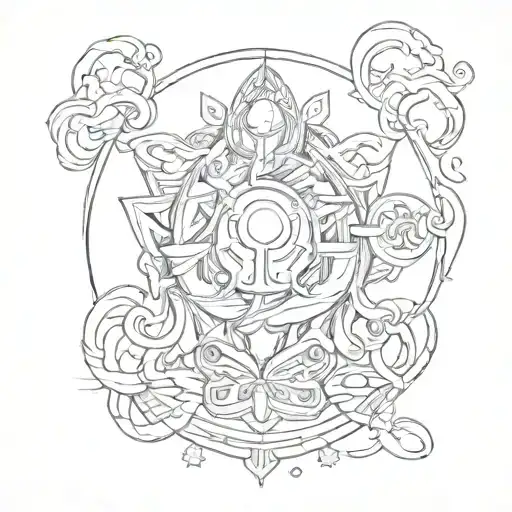 money power respect  tattoo design idea