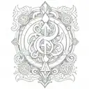 money power respect  tattoo design idea