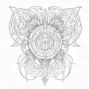 money power respect  tattoo design idea