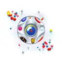 poppin pills tattoo design idea