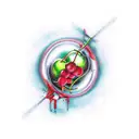 ruby da cherry tattoo design idea