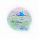 floating grassland  tattoo design idea