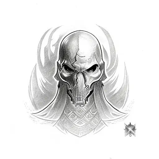 A Baldur's gate 3 inspired tattoo tattoo design idea