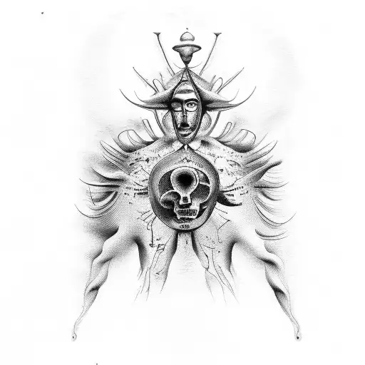 salvador dali paintings tattoo design idea