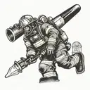 firefighter  tattoo design idea