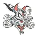 hazbin hotel  tattoo design idea