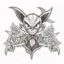 hazbin hotel  tattoo design idea