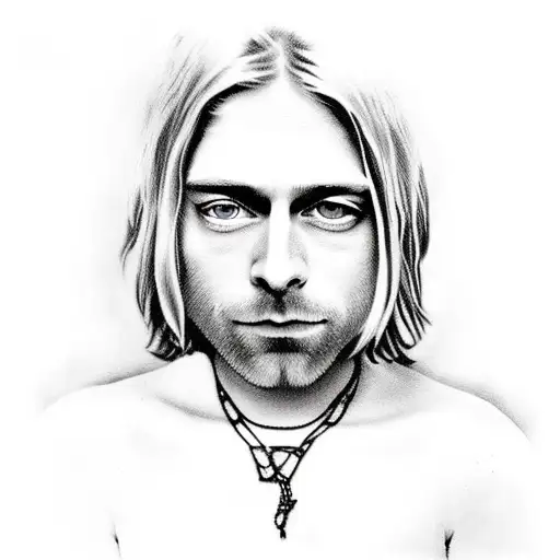 kurt cobain tattoo design idea