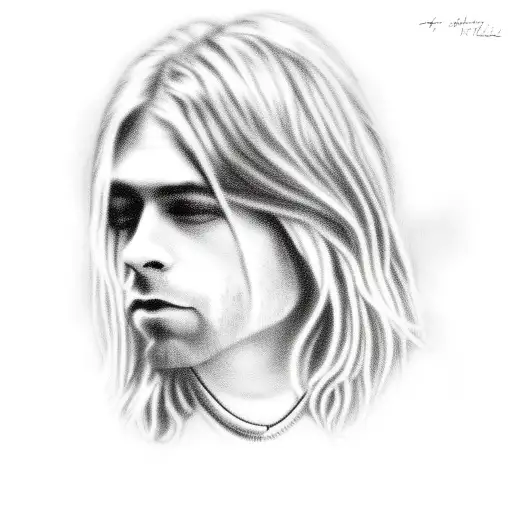 kurt cobain tattoo design idea