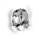 kurt cobain tattoo design idea