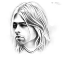 kurt cobain tattoo design idea