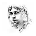 kurt cobain tattoo design idea