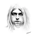 kurt cobain tattoo design idea