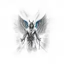 even when i fall i dont forget that the demon was my angel tattoo design idea