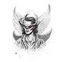 even when i fall i dont forget that the demon was my angel tattoo design idea