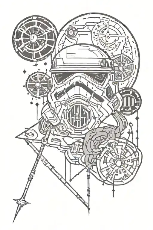 simple Star wars tattoo design tattoo design idea