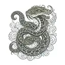 hydra snake tattoo design idea