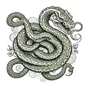 hydra snake tattoo design idea
