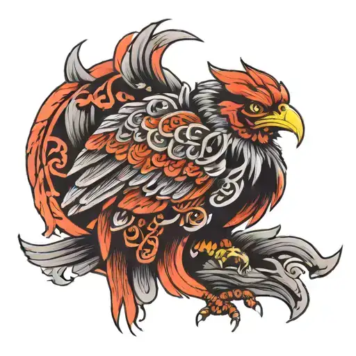 tengu tattoo design idea