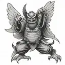 tengu tattoo design idea