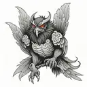 tengu tattoo design idea