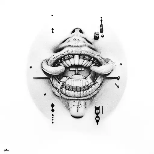 Even if I could remove this gag, what the fuck would say? tattoo design idea