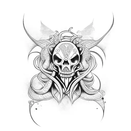 Siren tattoo design idea