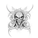 Siren tattoo design idea