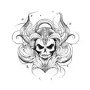 Siren tattoo design idea