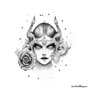 Siren tattoo design idea