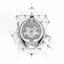 gravity tattoo design idea