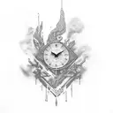 gravity tattoo design idea