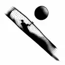 gravity tattoo design idea