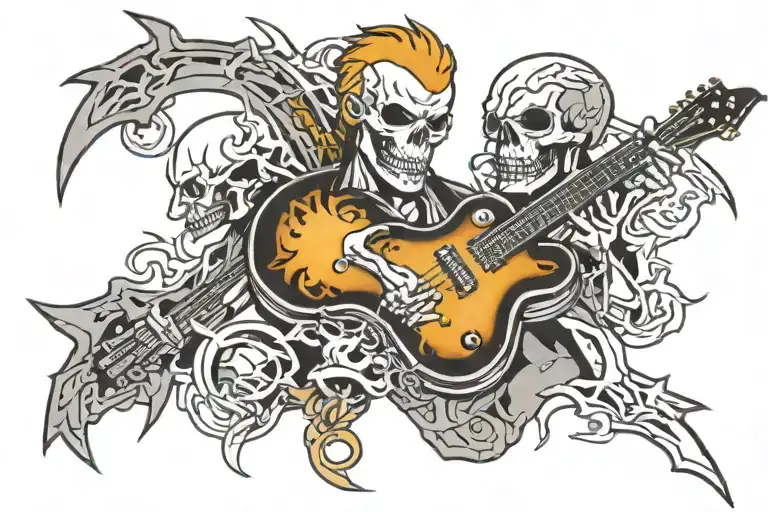 Metallica song "The Unforgiven" tattoo design idea