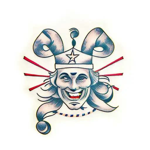 Small Circus Elephant Tattoo