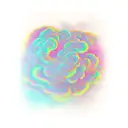 Open Book With Pastel Clouds tattoo design idea