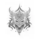 Japanese art tattoo design idea